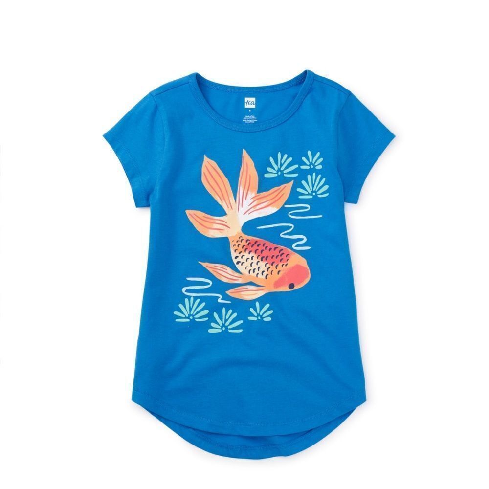 Tea Collection Koi Fish Tunic Top Size 12